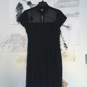 Black cocktail dress